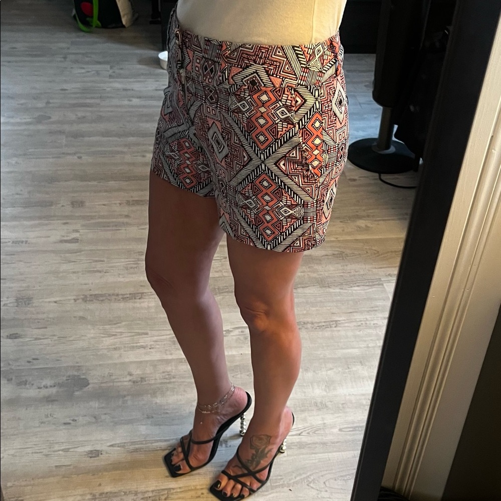 I-N-C Aztec shorts